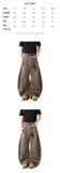FOESCE Unisex Brown Loose Fit Wide Leg Casual Pants Sportswear Lounge Joggers Street Fashion Athleisure Trendy Stylish Design Comfort