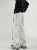 Wide Leg Sweatpants Men Oversize Gray Sports Pants Sportswear Casual Trousers Male Loose Korean Streetwear Hip Hop