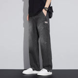 FOESCE N Jeans Men 2025 New Fall and Winter Retro Fashion Brand Wash Loose Straight-leg Long Pants Men