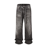 FOESCE SAINT OF MICHAEL Fashion Streetwear Luxury Brand Best Quality Jeans Casual Loose Vintage Trousers Pants For Men Unisex