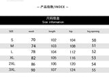 FOESCE Graffiti jeans unisex American Style Loose-fit Men's Jeans New Arrival High Street Casual Straight-leg Wide Leg Long Pants