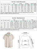 Men's Solid Color Wave Textured Button Up Short Sleeves Shirt