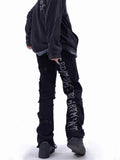 FOESCE American Style Vibe Pants High Street Fashion Brand Jiangsu Zhejiang Shanghai Wear Yabi Windbreak Hole Jeans Men's Slim Fit Slim