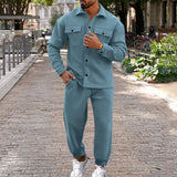 Autumn and Winter New men's 100% Mink Cashmere Sweater Knitted V-Neck Jacket Casual Business Long Sleeved Cardigan