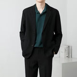 Men's Autumn Western-style Blazer Jacket Versatile Casual Business Korean Trendy Suit Jacket Hong Kong Style Spring Autumn