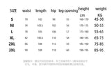 FOESCE Trendy Leopard Print Jeans Man pants fasnion unisex American High Street Trousers Harajuku Style Baggy High Waist Casual Pants
