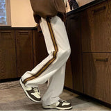 FOESCE Male Sweat Pants Casual Athletic New Items In Baggy Wide Leg Fashion Trousers Track Training Summer Sport Y2k Sweatpants for Men