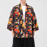 FOESCE Japanese shirt men kimono Chinese kimono geisha new arrival Japanese street clothing harajuku kimono