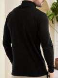 Autumn and Winter New Men's All-match Turtleneck Sweater Slim Men's Casual Pullover Sweater Men Clothing