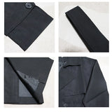 FOESCE Korean style Spring Trench Coat Male Streetwear Windbreaker Trenchcoat Men Solid Business Casual Loose Long Overcoat
