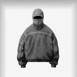 FOESCE 2025 Autumn/Winter New Y2K Retro Personalized Hip Hop Harajuku Trendy Pocket Zipper Splicing for Vintage Hoodie Sweatshirt