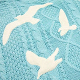 FOESCE 2025 Europe and the United States star with autumn and winter new style sweater embroidered cardigan temperament bright color ca
