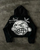 Foesce Streetwear Y2K Hoodie New Fashion American Vintage Letter Embroidered Hoodie Men Women Harajuku Gothic Oversized Sweater Tops