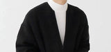 Foesce  Sweater Men Autumn and Winter New Fashion Zipper Knit Cardigan Man's Coats Solid O-neck Loose and Casual Long Sleeve Jacket