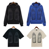 FOESCE Washed Do Old Trend Heavy Industry Printing Who Decides War Hoodie Retro Super Fire Men Women Loose WDW Hooded Sweatshirts
