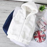 FOESCE White Wool Vest Jacket Men Autumn Winter Sleeveless Jacket Men Waistcoat Warm Coat Faux Woolen Mens Clothing 2024 Trends
