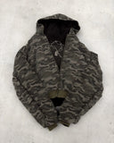 FOESCE Y2K Retro Camouflage Reversible Jackets Warm Jacket for Women and Men Street Coats Clothes Harajuku Hip-Hop Casual Street Wear