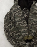 FOESCE Y2K Retro Camouflage Reversible Jackets Warm Jacket for Women and Men Street Coats Clothes Harajuku Hip-Hop Casual Street Wear