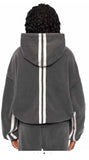 FOESCE Y2K Zip Up Hoodie Men Clothing New Fashion Stripe Graphic High Quality Oversized Hoodie Sweatshirt Punk Hip Hop Tops Streetwear