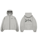 FOESCE Y2k America Street Leather Jacket Retro Trendy Brand Star Letter Embroidery Zipper Jackets Outdoor Motorcycle Coat Windbreaker