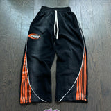 FOESCE Y2k Fashion Stripes Pants New American Retro Hip Hop Men Women Jogger Drawstring Sweatpants Oversize Cargo Trousers Streetwear