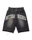 FOESCE Y2k Shorts Men Retro Hip Hop Rhinestone Pattern Harajuku Fashion Loose Gym Basketball Shorts Goth Casual Sweatpants Streetwear