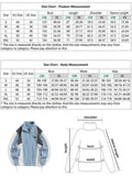 FOESCE ZAFUL Men's Casual Colorblock Fleece Fluffy Zip Up Stand Collar Pocket Toggle Drawstring Applique Design Jacket
