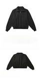 FOESCE Mens Half Zip Pullover Collar Sports Jacket man Solid Color Casual Outdoor Fitness Lightweight Windbreaker Sportswear Active Top