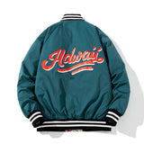 Streetwear Winter Jacket Men Women Hip Hop Letter Basketball Jacket Casual Varsity Jacket Men Cartoon Anime Couple Male Two Side