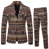 Foesce New Men's Fashion Suit Two-piece Casual Suit  Fashion Men Blazer Mens Suits with Pants