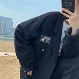 Men's Streetwear Suit Jackets Casual Fashion Single Western-style Clothes Blazers Khaki/black Color Coats Plus Size S-3XL