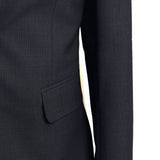 Foesce -Dark Grey Nailhead Suit Jacket Custom Made Suits For Men Dark Gray Birdeye Tailor Made Men Suits Business Suits Slim Fit