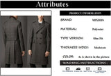 Foesce Wool Blend Coat Men Winter Over Jacket Double Breasted Checkered Business Long Overcoat Plus Size Warm Formal Business Tailored