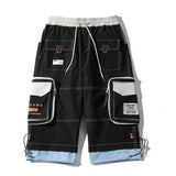 Summer Fashion Men Shorts New Hot Motion Casual Pocket Tooling Shorts Hip Hop Streetwear Harajuku Shorts Mens