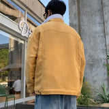 Men Autumn Winter Thicken Warm Corduroy Jackets Men's Outwear Hip Hop Coat Male Teen Casual Jacket Colorful
