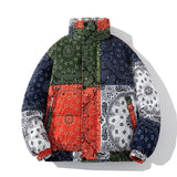 Winter Wear Bomber Jacket Bubble Coat Men Warm Cashew Parkas Thicken Outerwear Fashion Street Korean Cotton-Padded Clothes Male