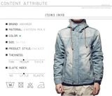 Men's Retro Hooded Denim Jackets Plus Size 5XL Patchwork Jean Coat Washed Cotton Jackets for Male