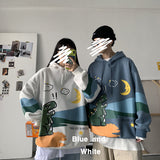 Cute Cartoon Hoodie Streetwear Boy Japanese Hip Hop Sweatshirt Men Fashion Tops Casual Funny Spring Autumn Harajuku Clothes Male