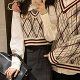 Matching Couple Pullovers Sweater Lovers Clothes Boyfirned Girlfriend Celebrity Cute Valentine's Day Couple Knitted Sweaters