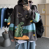 Cute Cartoon Hoodie Streetwear Boy Japanese Hip Hop Sweatshirt Men Fashion Tops Casual Funny Spring Autumn Harajuku Clothes Male