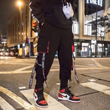 Hip hop Pants Men Loose Joggers Pants With Print Streetwear Harem Pants Clothes Ankle Length Trousers Harajuku Sport Casual