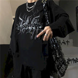 Autumn Long-sleeved Tshirt Women Men T Shirt Student Korean Loose  Fashion Retro T-shirt  Shirt Bottoming Shirt Couples