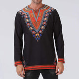 Foesce Odeneho Shirts Men's White Polished Cotton Tops With Dashiki. African Clothing Male Plus Size  Long T shirts