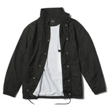 Spring American Style Black Coach Jacket Thin Loose Couple Jacket Male Plus Size Long Sleeve Top Men 2xl Button Coat Streetwear