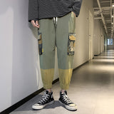 Foesce New Hot Hip Hop Streetwear Beam Foot Cargo Pants Jogger Leisure Sports Trousers Men Fashion Pocket Men Pants