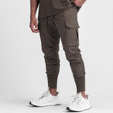 Gym Men's Quick Drying Running Jogging Pants Soft Joggers Sweatpants Long Trousers Fitness Sport Training Casual Cargo Pants