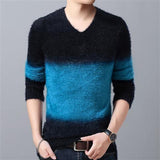 Man Winter Sweater High Collar Black Mohair Sweatshirt Slim Fit Pullover Long Sleeve Thermal Sweater Sweater Designers Mens