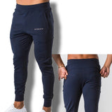 Foesce New Muscle Fitness Running Training Sports Cotton Trousers Men's Breathable Slim Beam Mouth Casual Health Pants