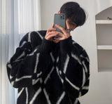 Winter Warm Cashmere Sweater Men Pullover Autumn Winter Soft Warm Jumper Knitted Fashion Couple Black Red Sweaters