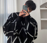 Winter Warm Cashmere Sweater Men Pullover Autumn Winter Soft Warm Jumper Knitted Fashion Couple Black Red Sweaters